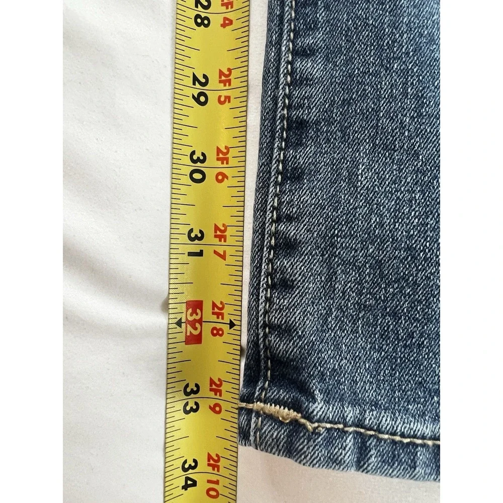 True Religion Ricky Straight Jeans Mens‎ 34x34 Medium Wash Y2K Skater (142)